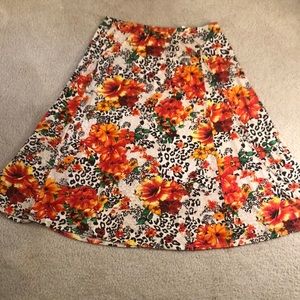 Multi colored skirt